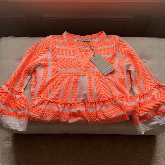 NWT! Anthropologie Devotion Twins embroidered Ella midi dress - Picture 6 of 6